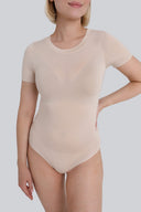 Body Miss Invisible Shortsleeve C-neck Sand