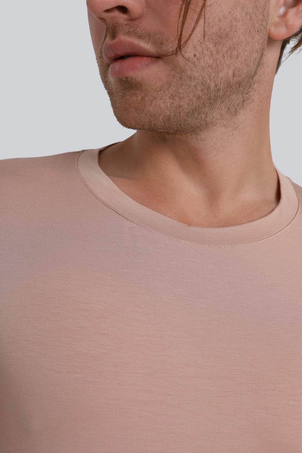 Longsleeve Mr Invisible C-neck Cappuccino