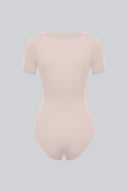 Body Miss Invisible Shortsleeve V-neck Sand
