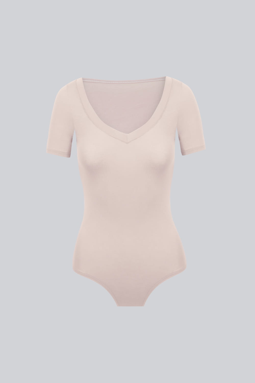 Body Miss Invisible Shortsleeve V-neck Sand