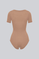 Body Miss Invisible Shortsleeve V-neck Nude