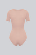 Body Miss Invisible Shortsleeve V-neck Cappuccino