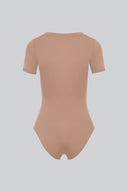 Body Miss Invisible Shortsleeve C-neck Nude