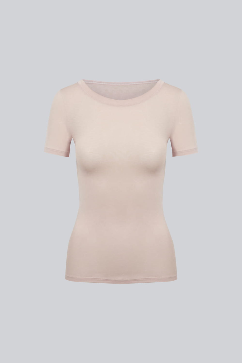 T-shirt Miss invisible C-neck Sand