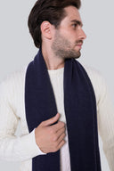 Mr Merino Navy Scarf