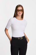 T-shirt Miss Lovable White