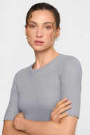 T-shirt Miss Lovable Melange Grey