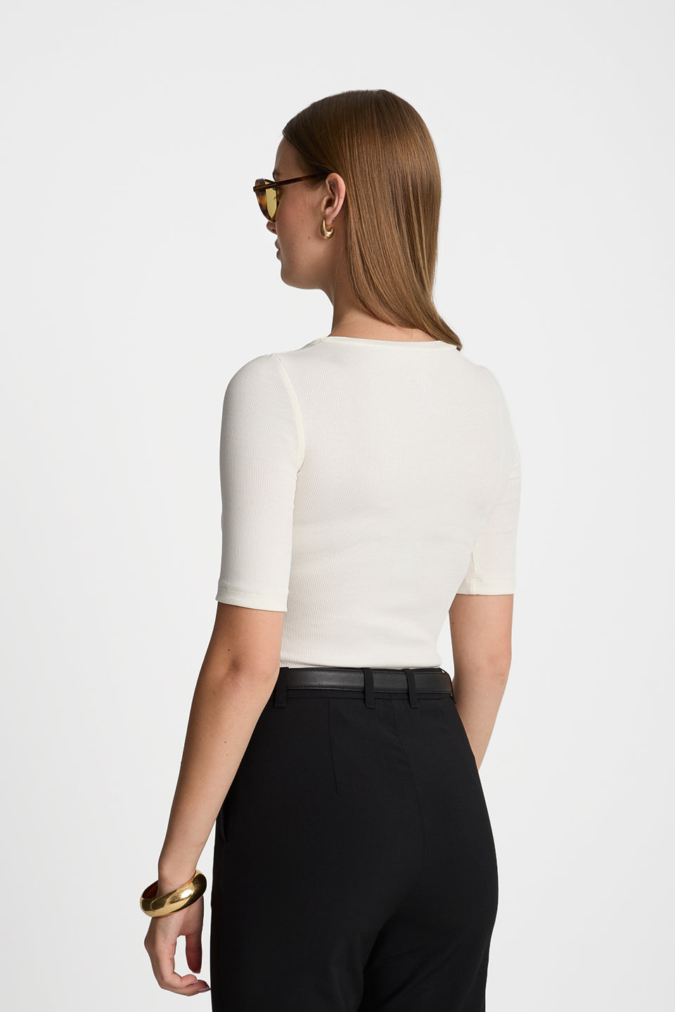 T-shirt Miss Lovable Off White