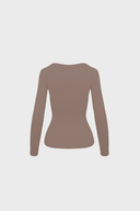 Longsleeve Miss Womanly Mokka