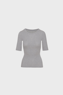 T-shirt Miss Lovable Melange Grey