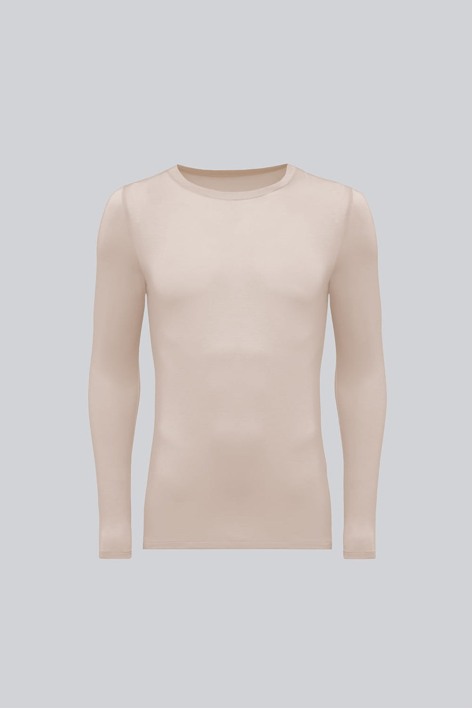 Longsleeve Mr Invisible C-neck Sand
