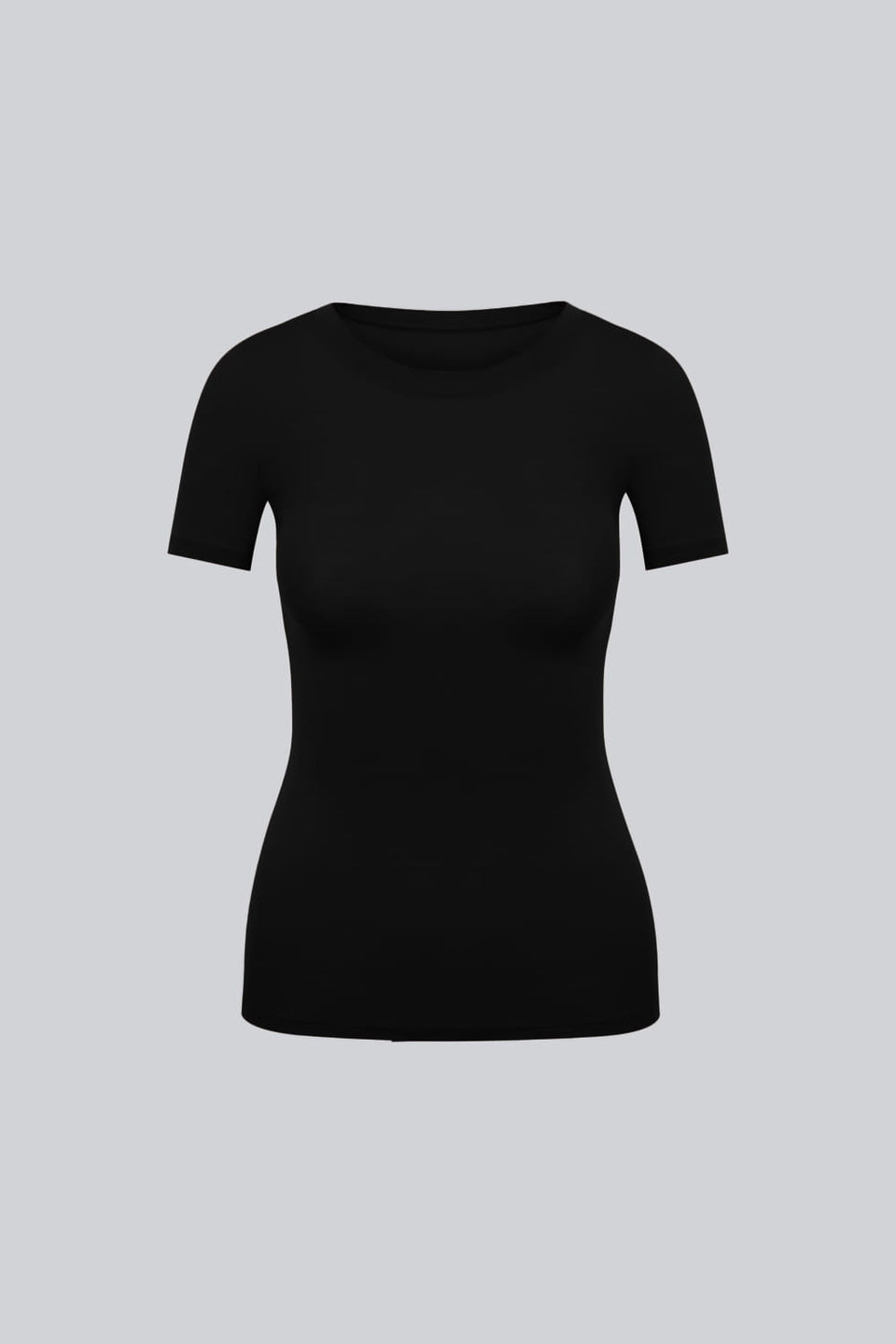 T-shirt Miss invisible C-neck Black