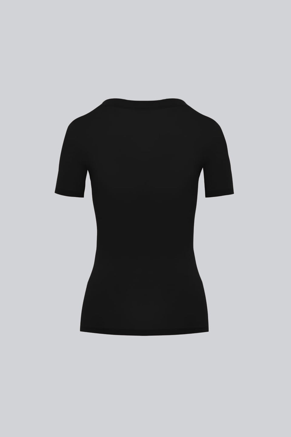 T-shirt Miss invisible C-neck Black