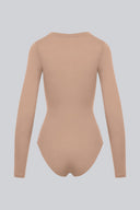 Body Miss Invisible Longsleeve C-neck Nude