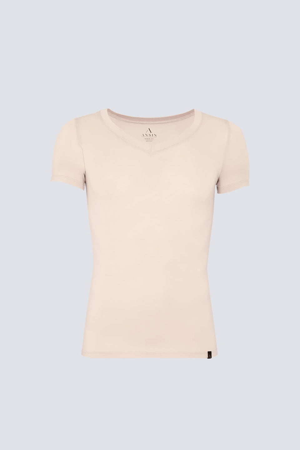 T-shirt Mr Invisible V-neck Sand