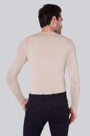 Longsleeve Mr Invisible C-neck Sand