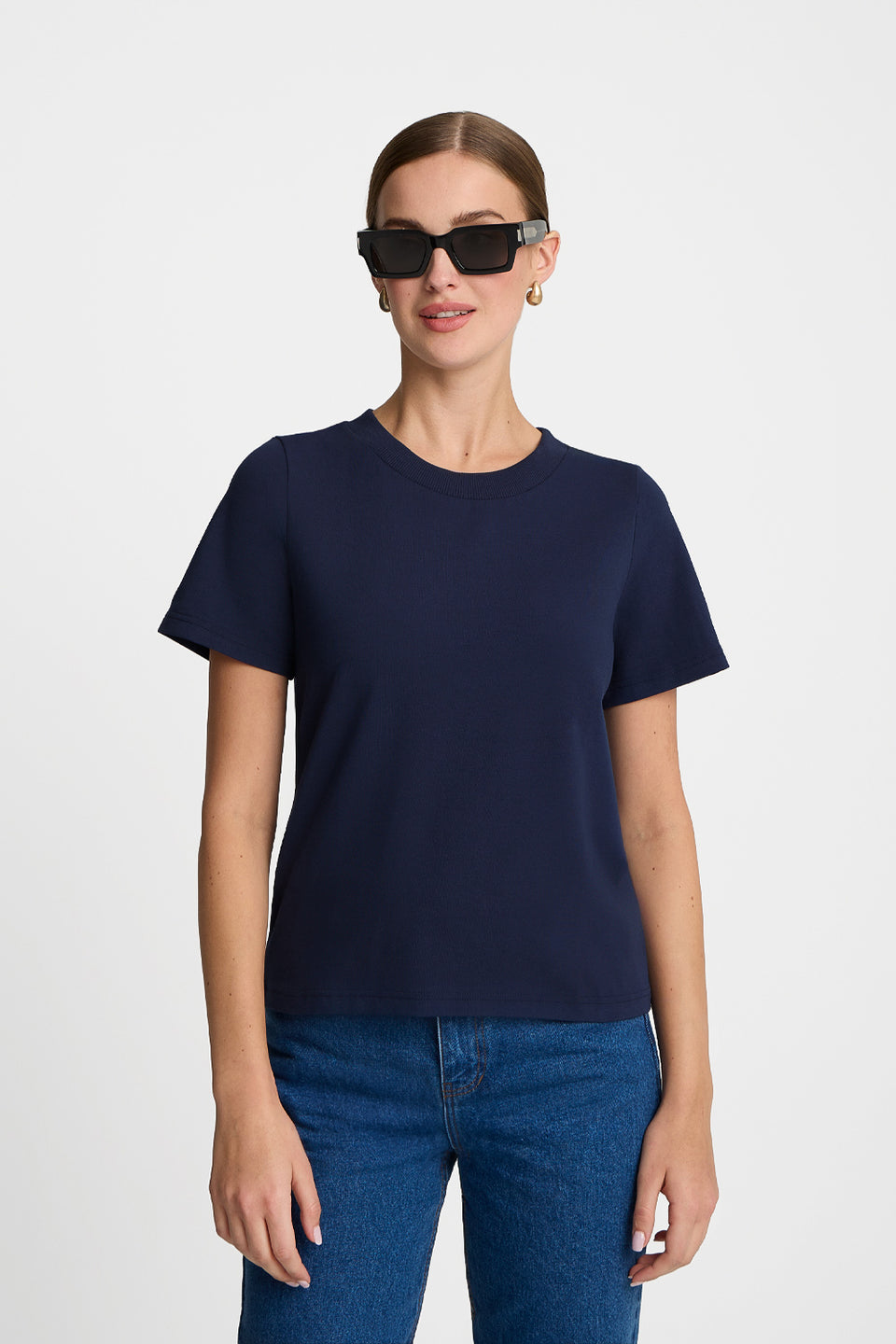 T-shirt Miss Mighty Navy