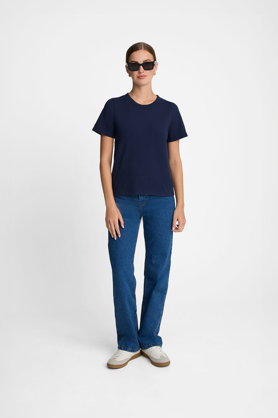 T-shirt Miss Mighty Navy