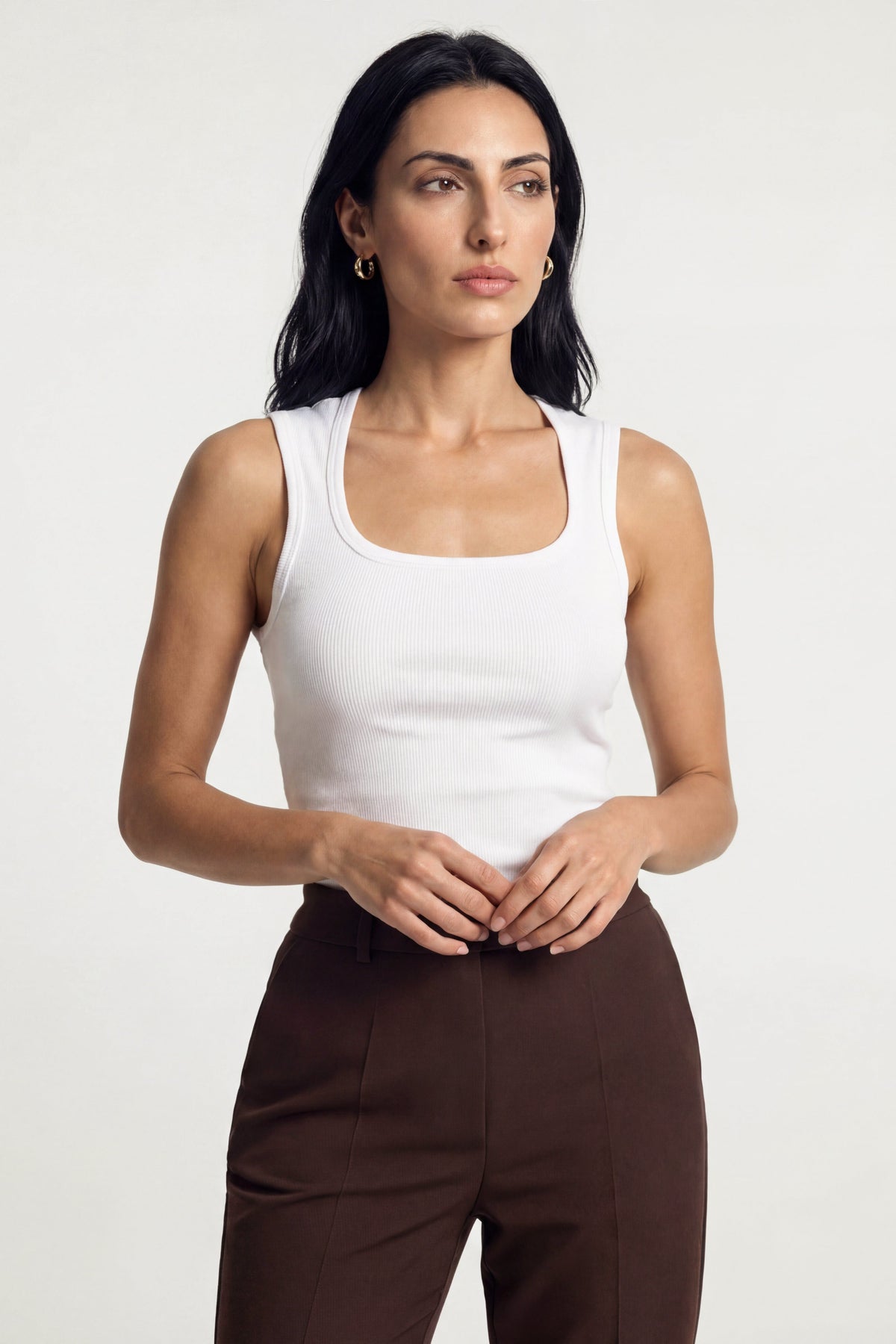 Top Miss Posh White