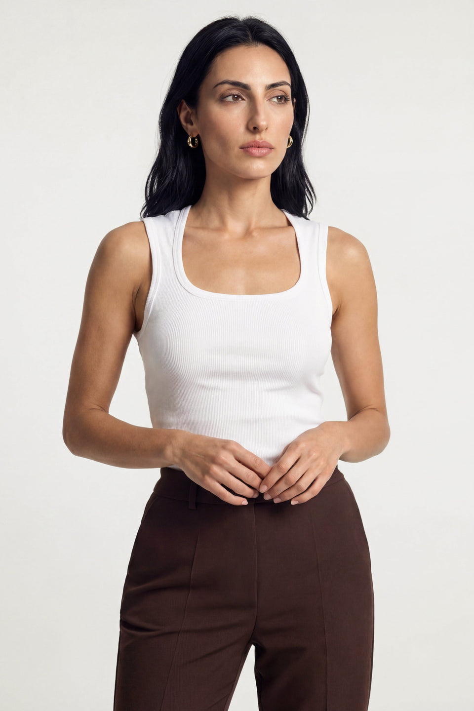 Top Miss Posh White