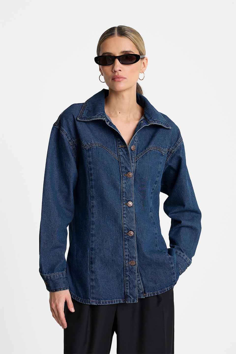 Koszula Miss West Dark Blue