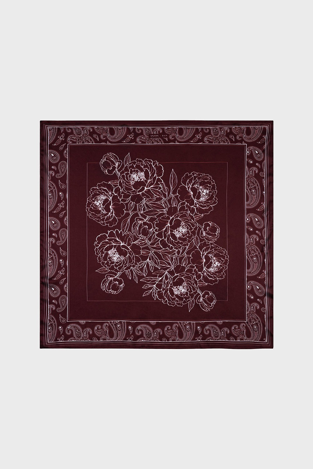 Apaszka Silky Wind Burgundy