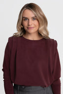 Bluzka Whisper Burgundy