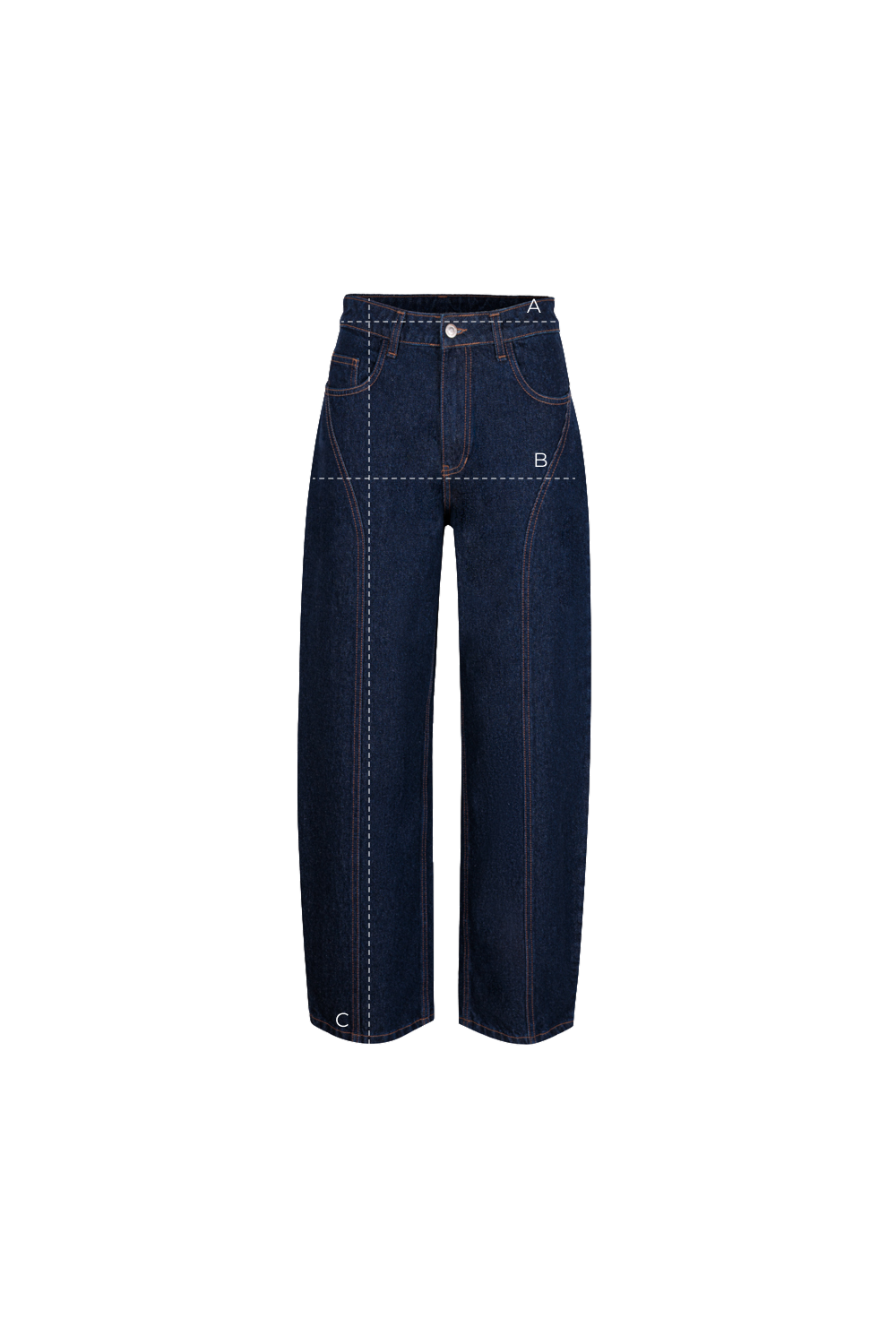 Jeansy Miss Mallory Dark Navy