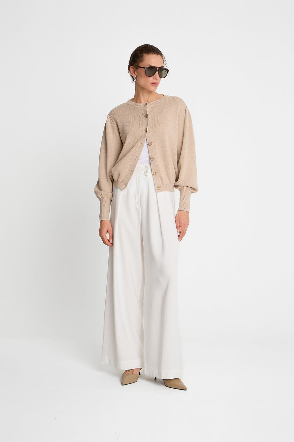 Kardigan Miss Chic Beige
