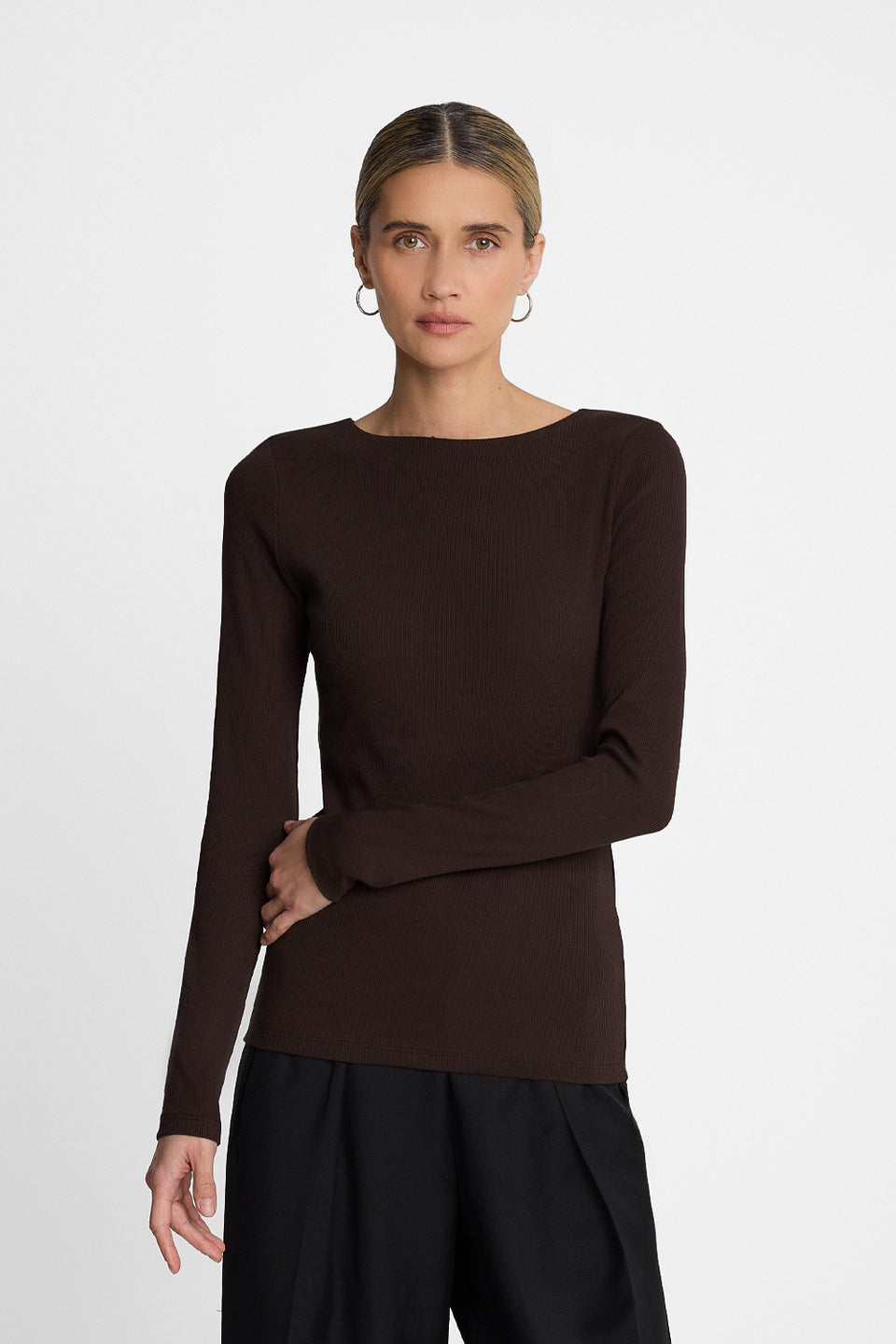 Longsleeve Miss Lea Dark Chocolate