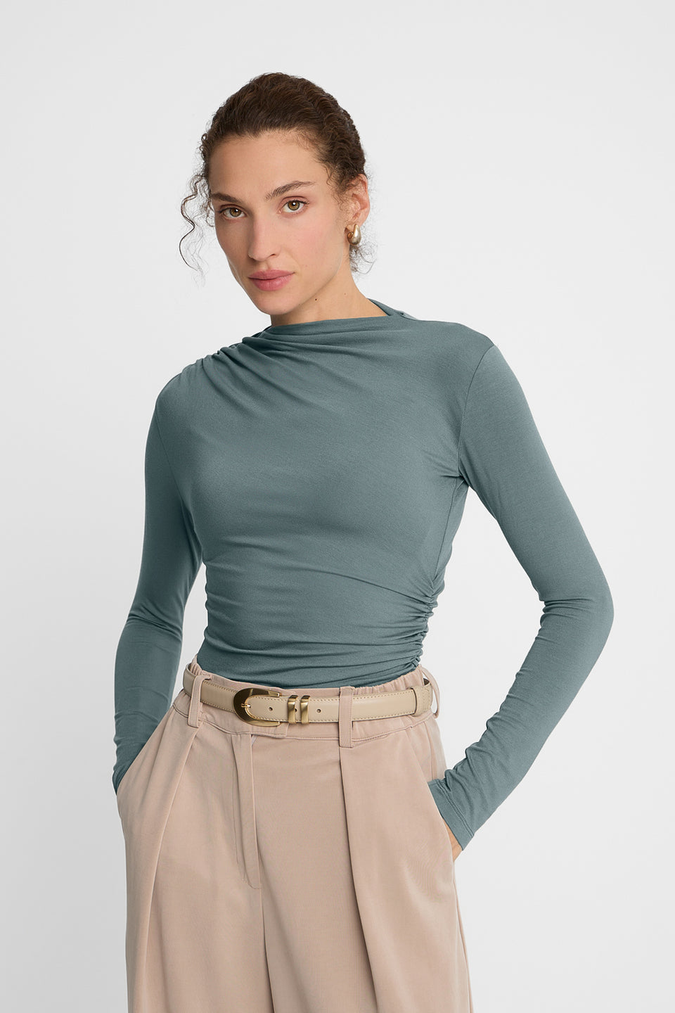 Longsleeve Miss Sculptural Olive