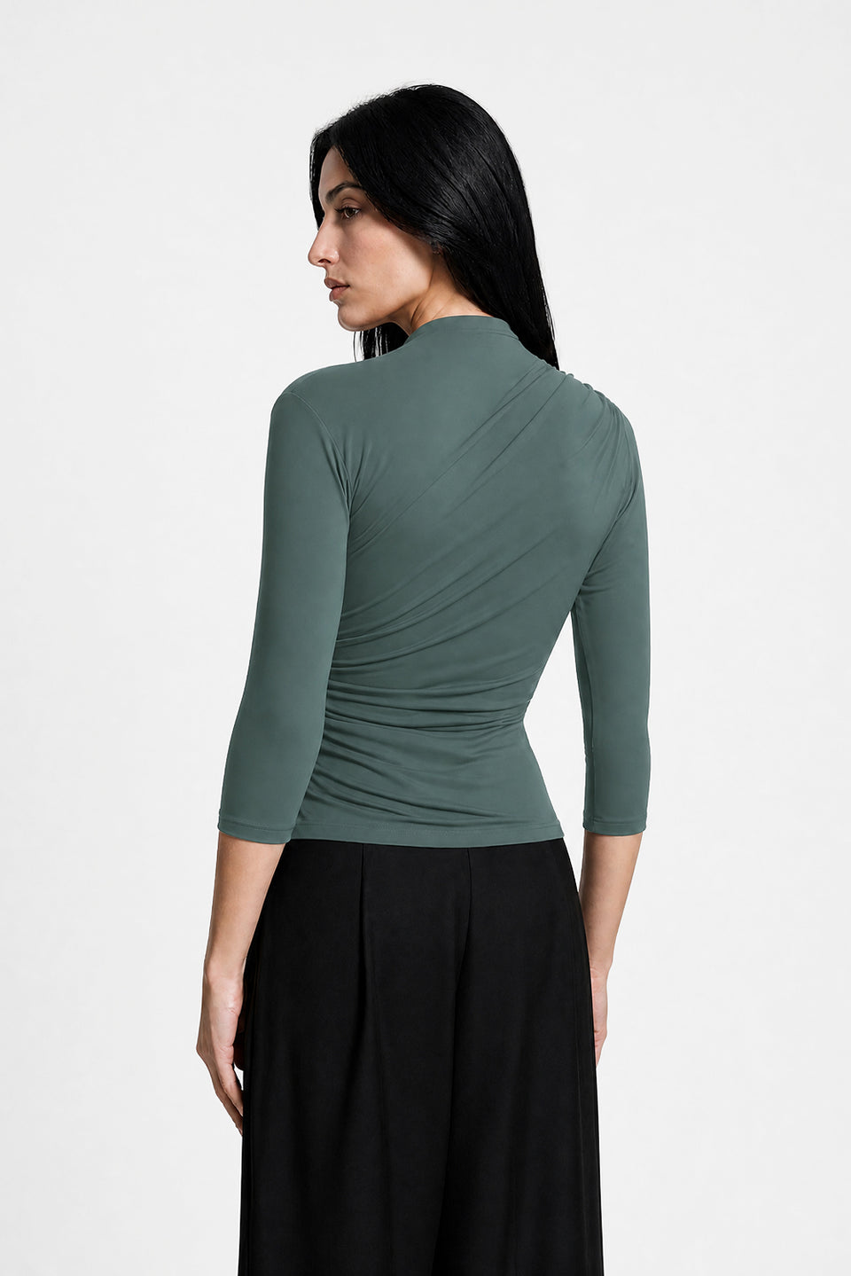 Longsleeve 3/4 Miss Sculptural Olive
