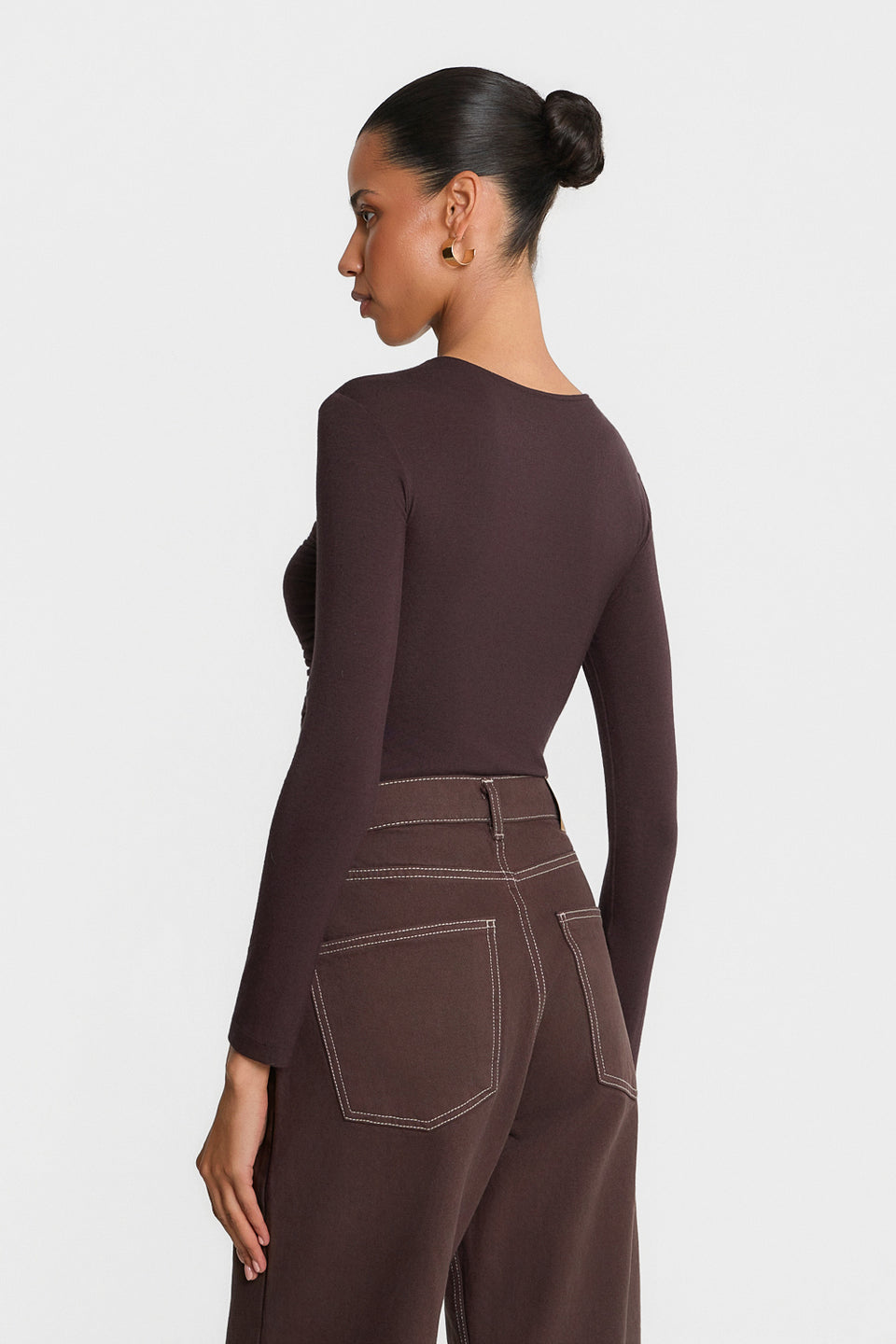 Longsleeve Miss Walles Chocolate