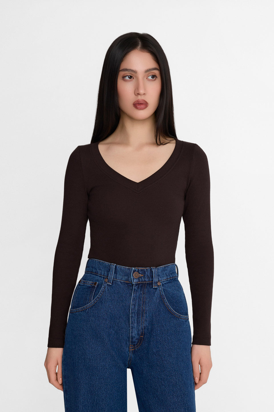 Longsleeve Miss Womanly Dark Chocolate