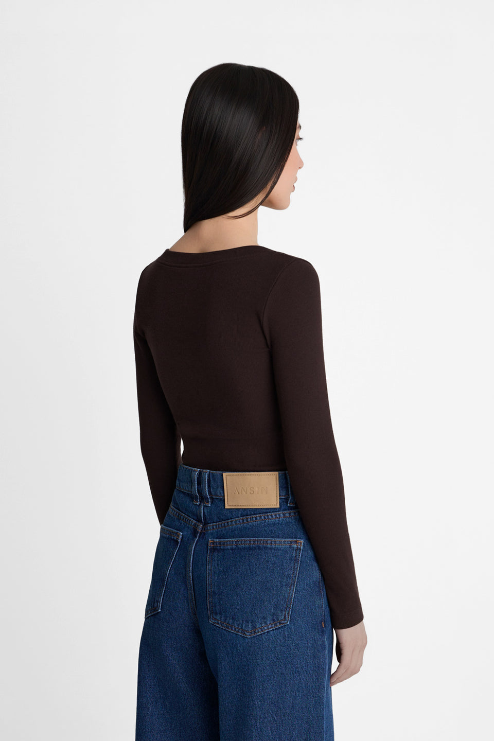 Longsleeve Miss Womanly Dark Chocolate