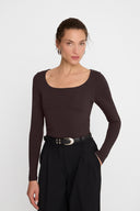 Longsleeve Miss Wonder Chocolate