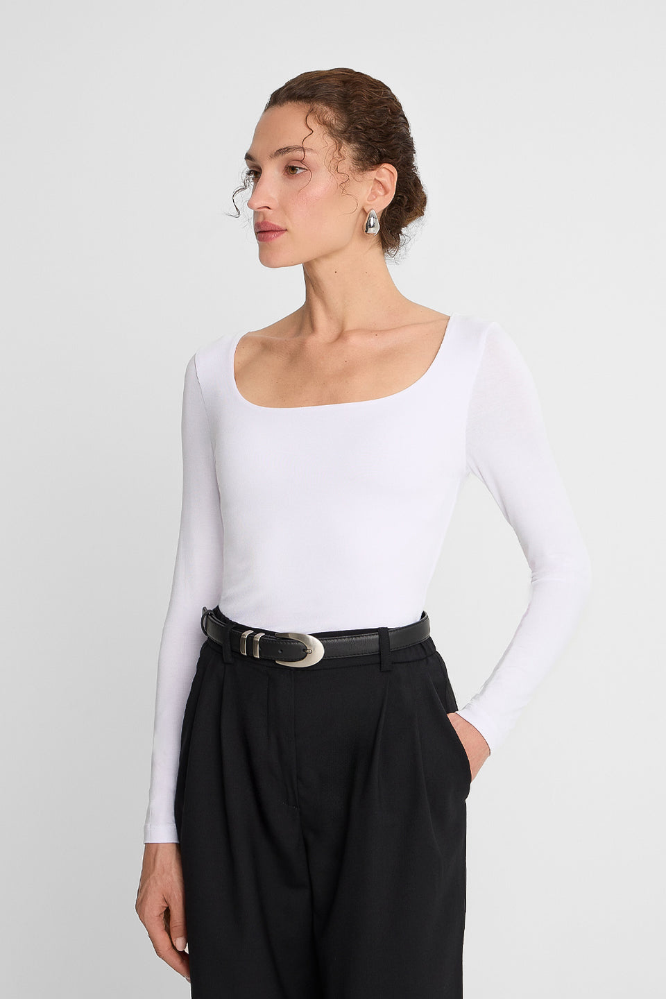 Longsleeve Miss Wonder White