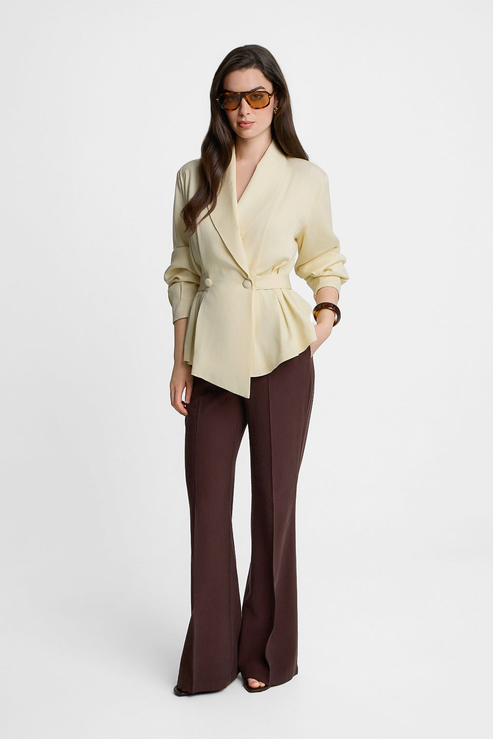 Miss Sincere Butter Yellow Blazer
