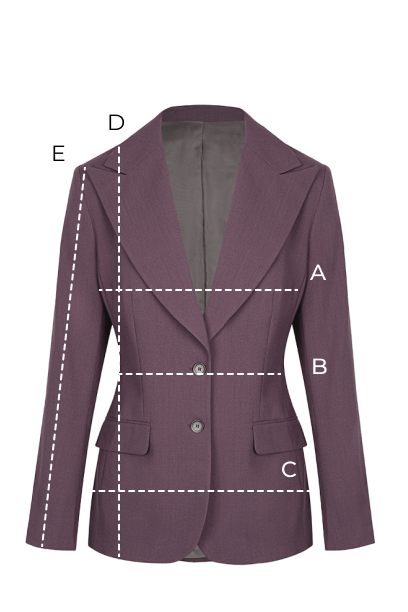 Miss Unique Mauve Blazer