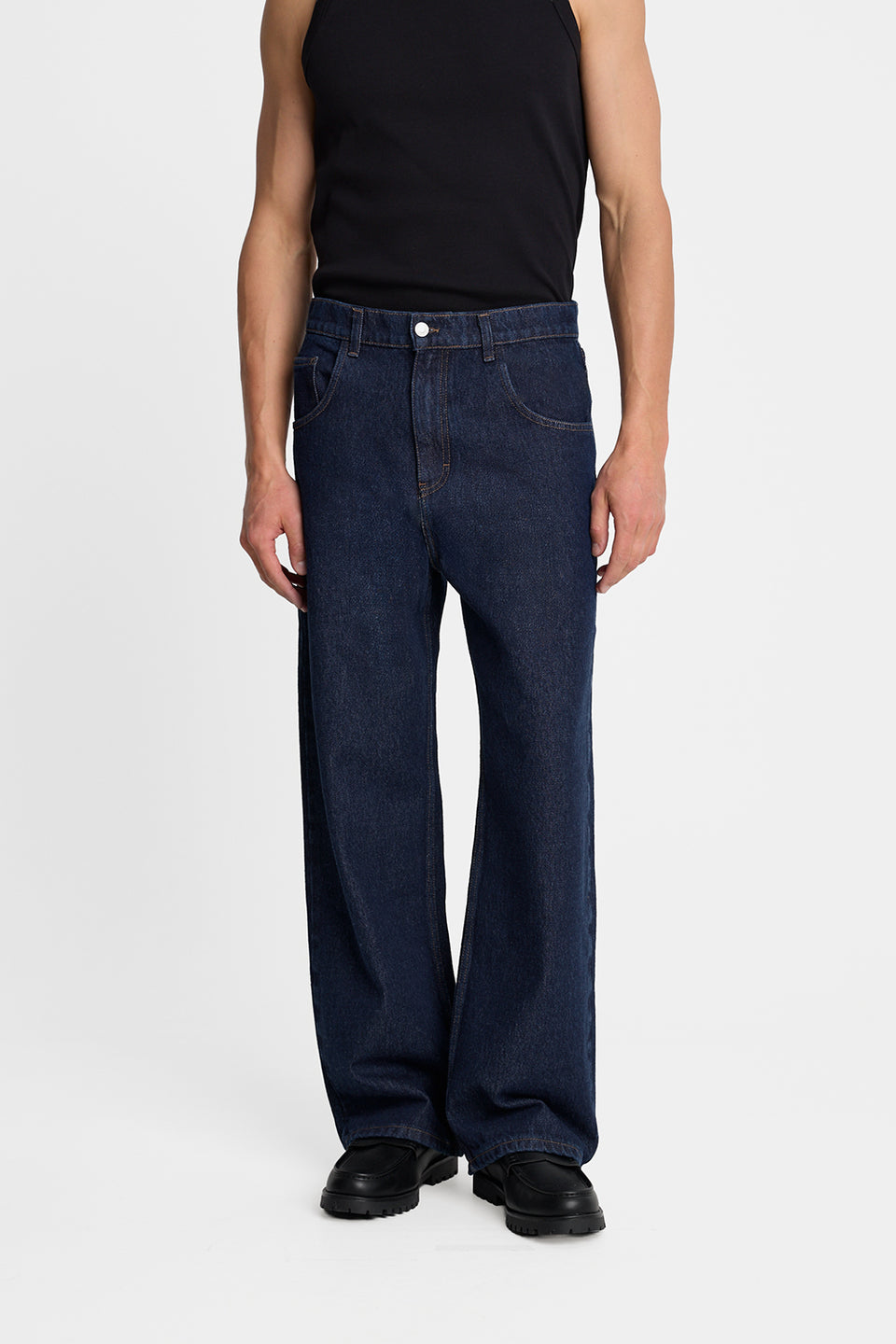 Jeansy Mr David Dark Blue