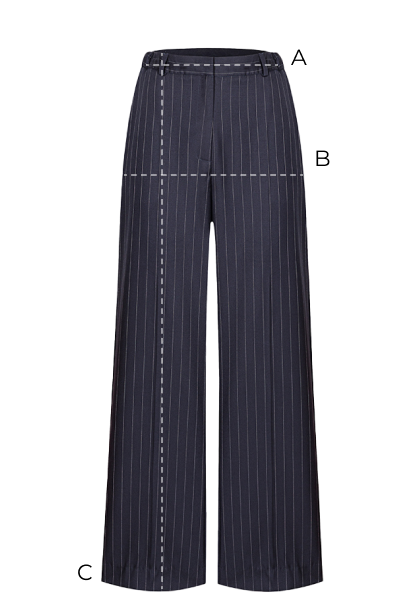 Miss Ensamble Navy Trousers
