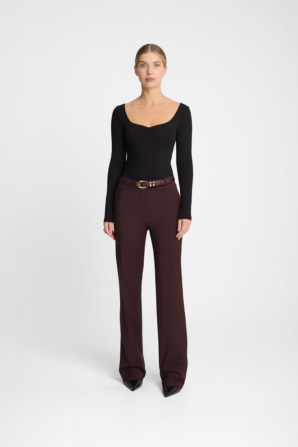 Spodnie Miss Minimal Burgundy