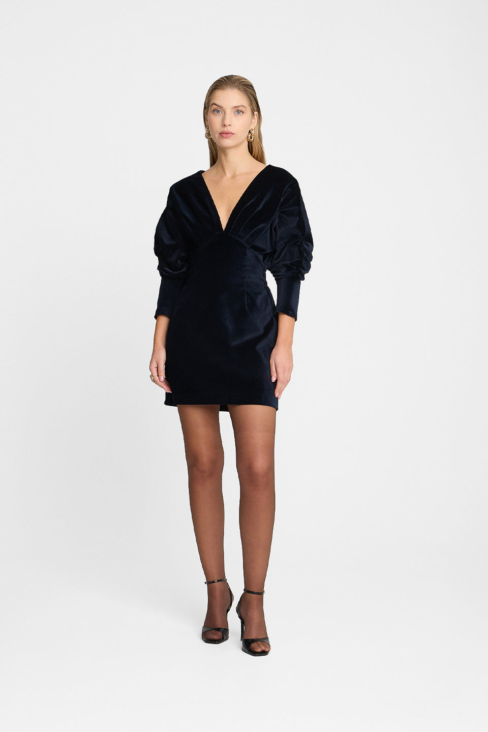 Miss Velvet Navy Dress