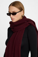 Miss Snug Burgundy Scarf