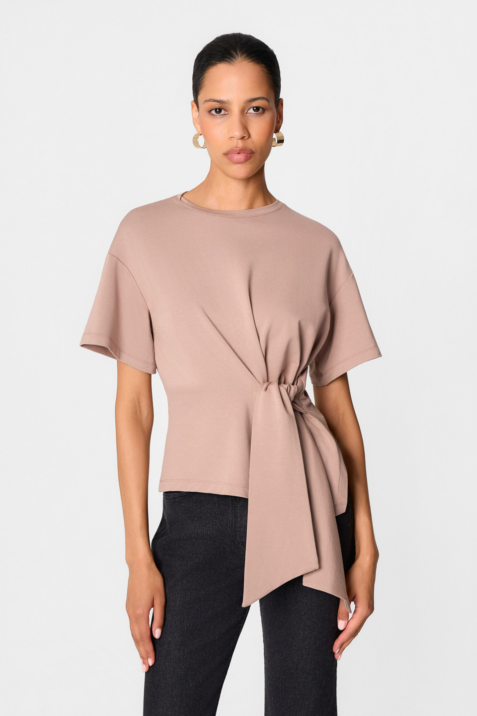 T-shirt Miss Gwyneth Mokka