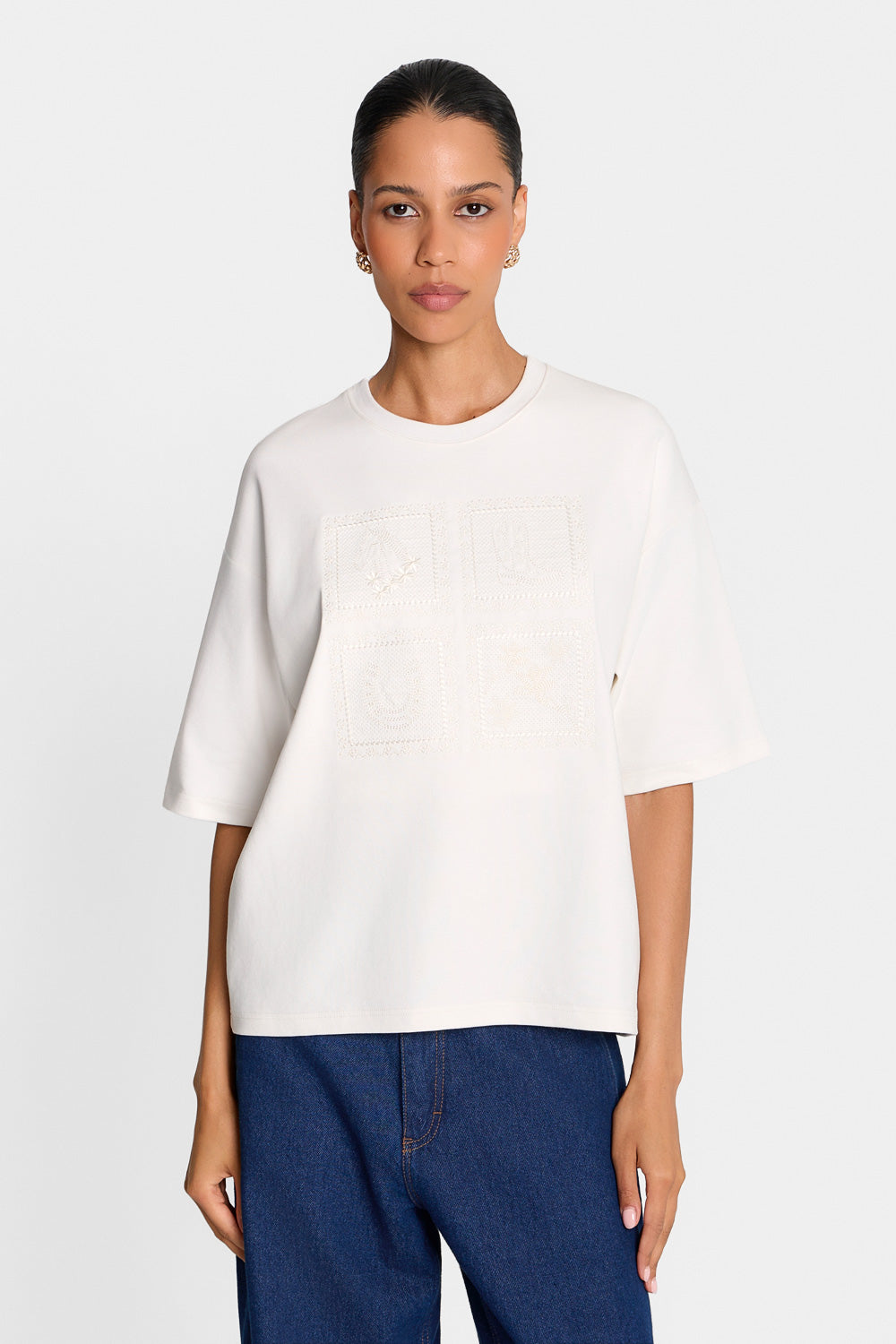 T-shirt Miss Rustic Off White
