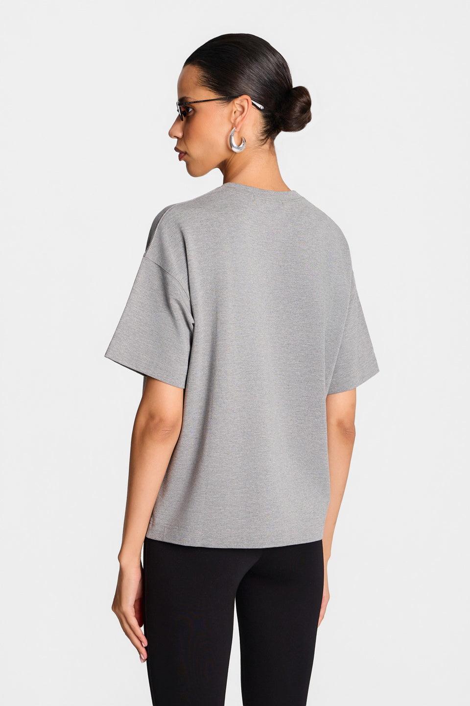 T-shirt Miss Bess Melange Grey