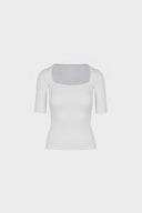 T-shirt Miss Caro Off White