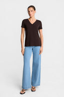 Miss Classic T-Shirt in Dark Chocolate
