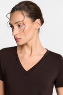 Miss Classic T-Shirt in Dark Chocolate